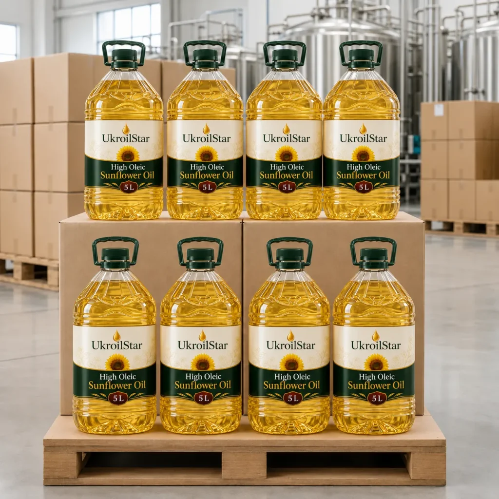 Refined deodorized sunflower oil