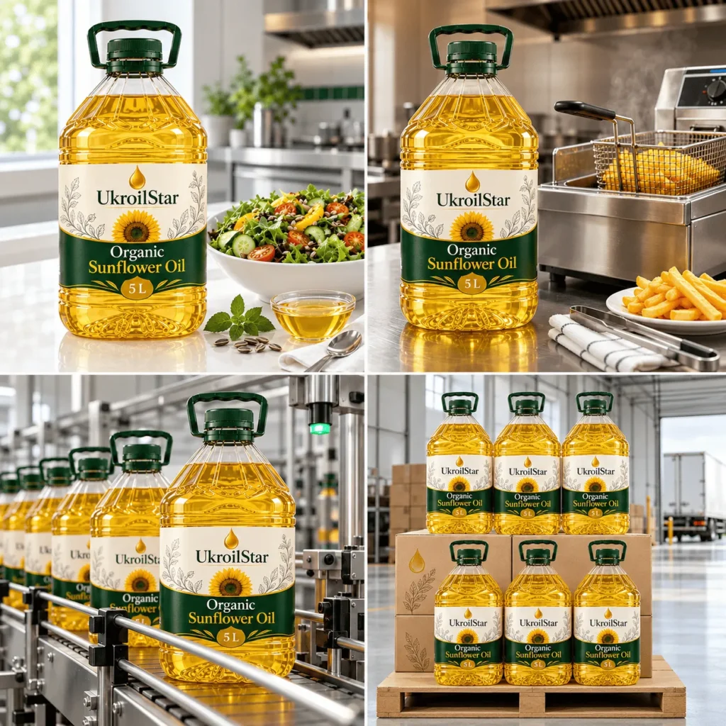 sunflower oil packaging